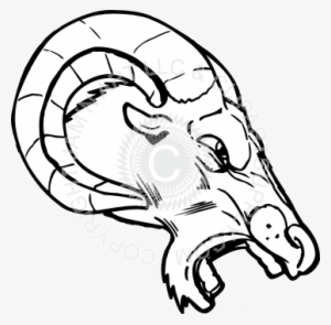 Ram Mascot Animal Drawing
