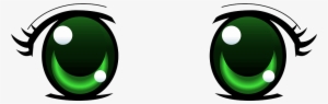 Ojos Kawaii Verdes Png - Anime Eyes Female