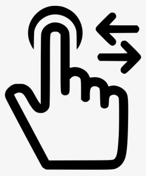 Move Horizontal Arrows Left Right Finger Comments - Move Icon
