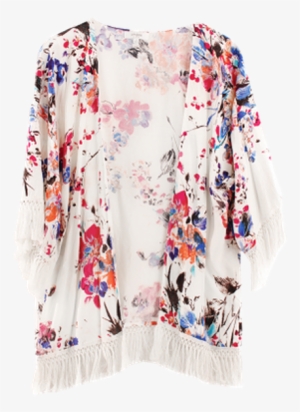 Kimono Estampado Floral - Blouse