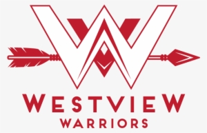 Wv Logo Stacked Redwhite - Westview Warriors