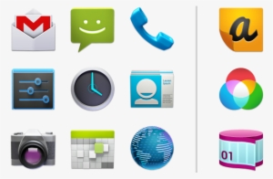 Example Launcher Icons For System And Third-party Applications - Launcher Icons Android