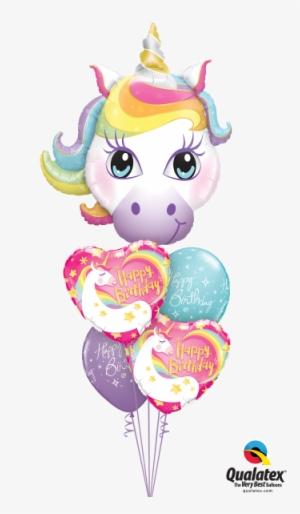 Sparkling Stars & Rainbows - Balloons Unicorn