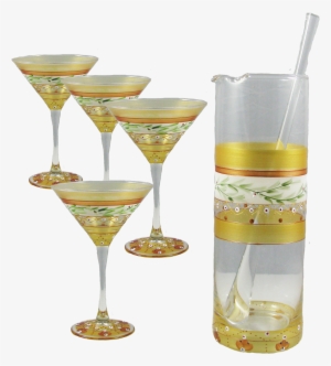 Moroccan Mosaic Gold Martini Bundle