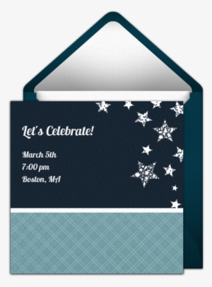 Customizable, Free Sparkling Stars Online Invitations - Engagement Party