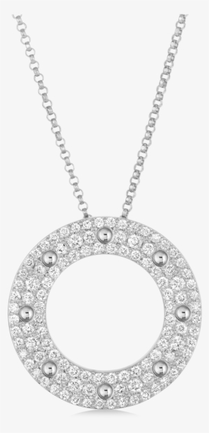 Roberto Coin Diamond Circle Pendant
