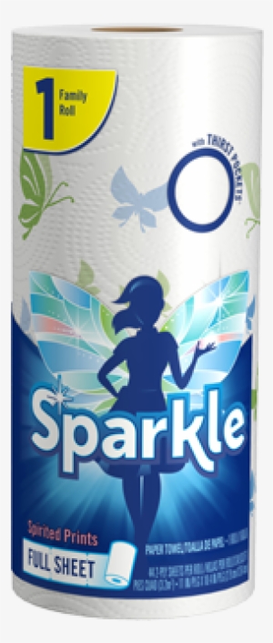 Spirited Printed Paper Towels - Sparkle Spirited Prints Paper Towels - 6 Rolls