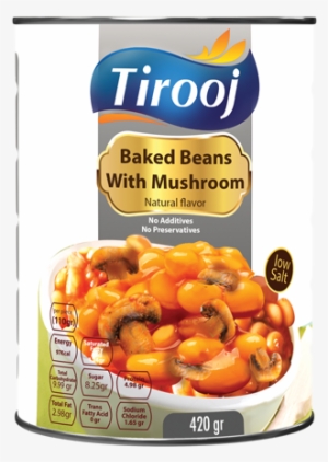 Canned Baked Beans With Mushrooms - Convenience Food