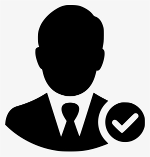Man Tick Correct Comments - Man Icon Vector Png