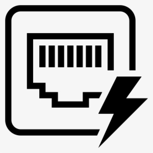 Power Over Ethernet Icon - Ethernet Icon