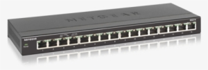 The Netgear 16 Port Gigabit Ethernet Switch With Simple - Netgear Gs316