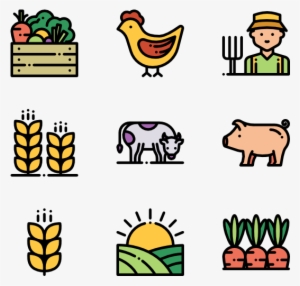 Agriculture 50 Icons - Massage Vector Icon