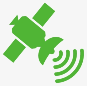 Satellites And Radars - Satellite Icon Green Png