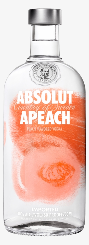 Apeach Vodka 700ml - Absolut Apeach Png