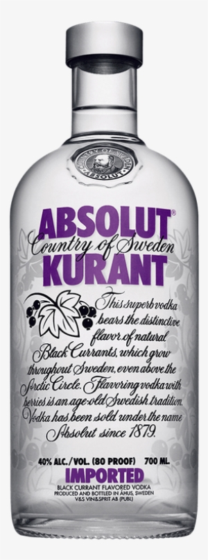 Absolut Kurant Flavoured Vodka
