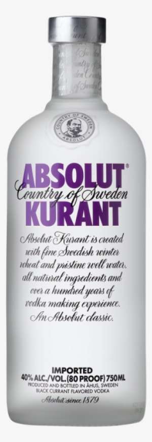 Absolut Kurant 70cl - Absolut Peppar Vodka - 750 Ml Bottle