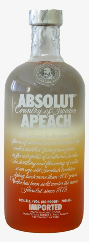Absolut Apeach - Absolut Raspberri Vodka - 50 Ml Bottle