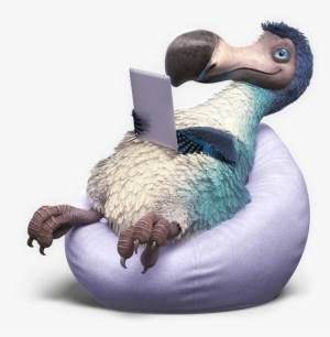 Dodo Sitting On Beanbag - Dodo Internet
