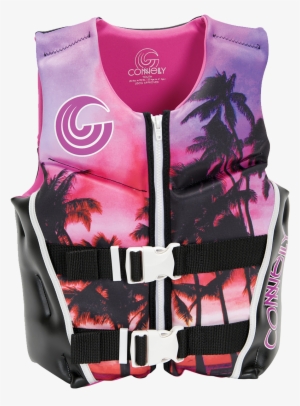 2018 Connelly Youth Classic Neo Vest - Connelly Girl's Youth Cga Neoprene Life Vest