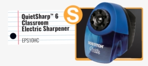 Quietsharp 6 Pencil Sharpener - Stanley Bostitch Quiet Sharp 6 Classroom Electric Pencil