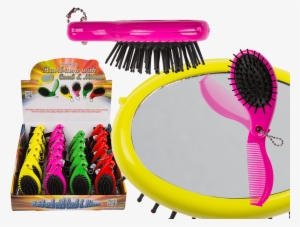 Brosse À Cheveux Et Miroir