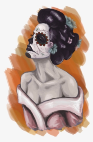 Sugar Skull Geisha - Calavera