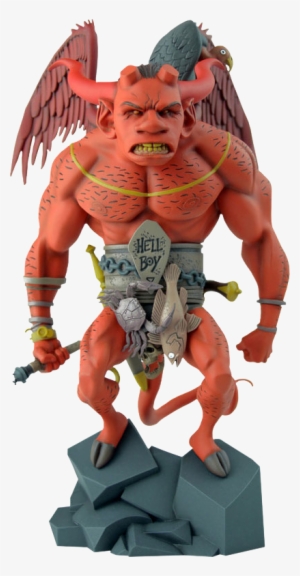 12" Hellboy Statue The First Hellboy - Demon By Mike Mignola