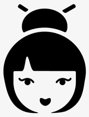 Geisha Vector - Chinese Girl Icon Png