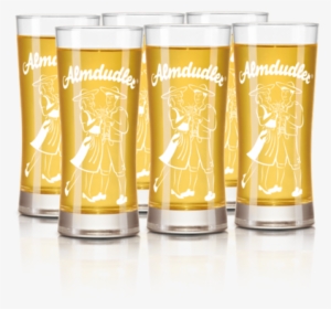 6 X 500ml Drinking Glasses - Almdudler