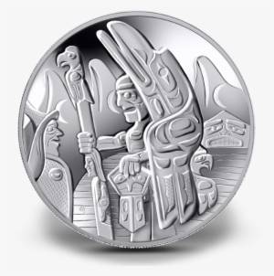 2005 Sterling Silver 30 Dollar Coin - Totem Pole