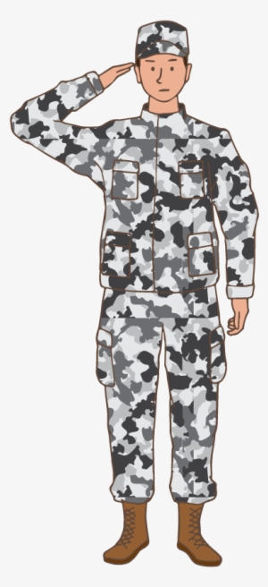 Solider, Urban Camouflage - Illustration