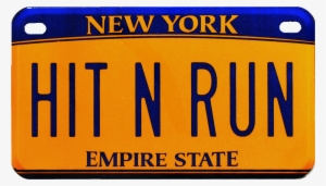 Hit N Run Prop Plate Movie Memorabilia From Kick-ass - New York Round Ornament