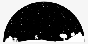 Free Astronomy Cliparts - Night Sky Clipart Transparent