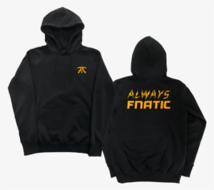 Fnatic Black And Orange Always Hoodie - Fnatic Hoodie
