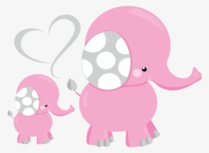 Previous - Pink Elephant Picture For Baby Shower