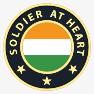 Soldier At Heart Coin Magnetic Lapel Pin - Mfm Expectant Family
