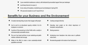 Benefits For Biz And Environment - Vorlage