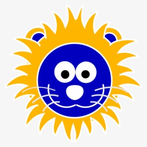 Cartoon Yellow Lion Svg Clip Arts 600 X 600 Px