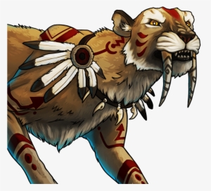 Troop Sabertooth Lion - Saber-toothed Cat