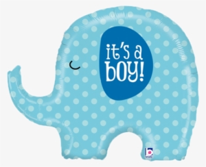 It's A Boy New Baby Balloon Balloons Decorations 32" - Girl Baby Shower Elephant