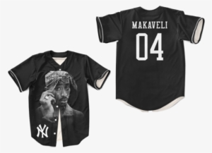 Tupac Shakur Makaveli Ny Thug Life Baseball Jersey - Thug Baseball Jersey
