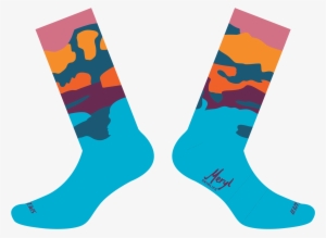 City Scripts Socks "paint Spill" - Paint