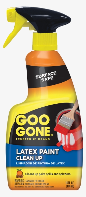 Goo Gone Latex Paint Clean-up, Perfect For Spills And - Goo Gone Latex Paint Clean-up Spray, 24 Fl Oz