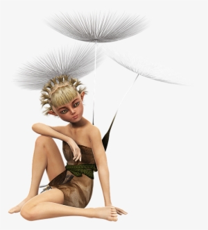 Fee, Girl, Sitting, Pixie, Teen, Dandelion, Clothing - Photo Shoot