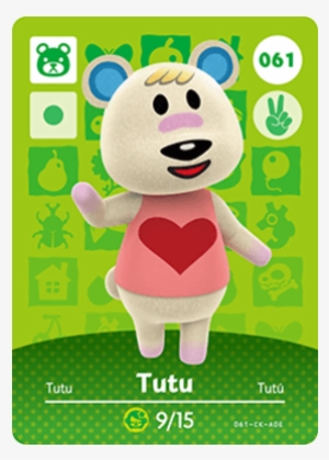 Tutu Amiibo Card - Animal Crossing Stitches Amiibo Card