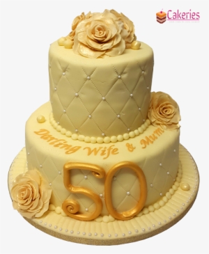 50th Birthday Cake - 50th Birthday Cake Png