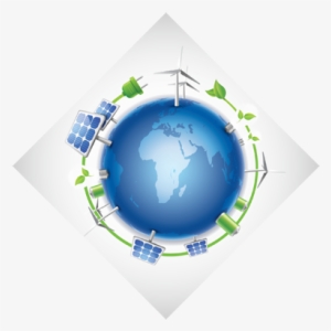 Globe - Solar Panel On Earth