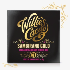 Sambirano Gold 71, Madagascan Dark Chocolate 80g - Willie's Cacao Las Trincheras Gold