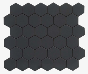Cc Mosaics Black Hexagon 2 - Matte Black Hexagon Tiles
