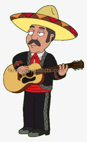 Mariachi La Almeja Guitarist - Mexican Guy From Family Guy